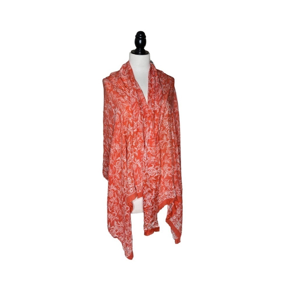 Large tropical silky wrap sarong